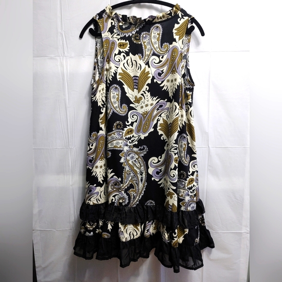 Papillon Paisley Swing Dress    Med - Picture 3 of 7